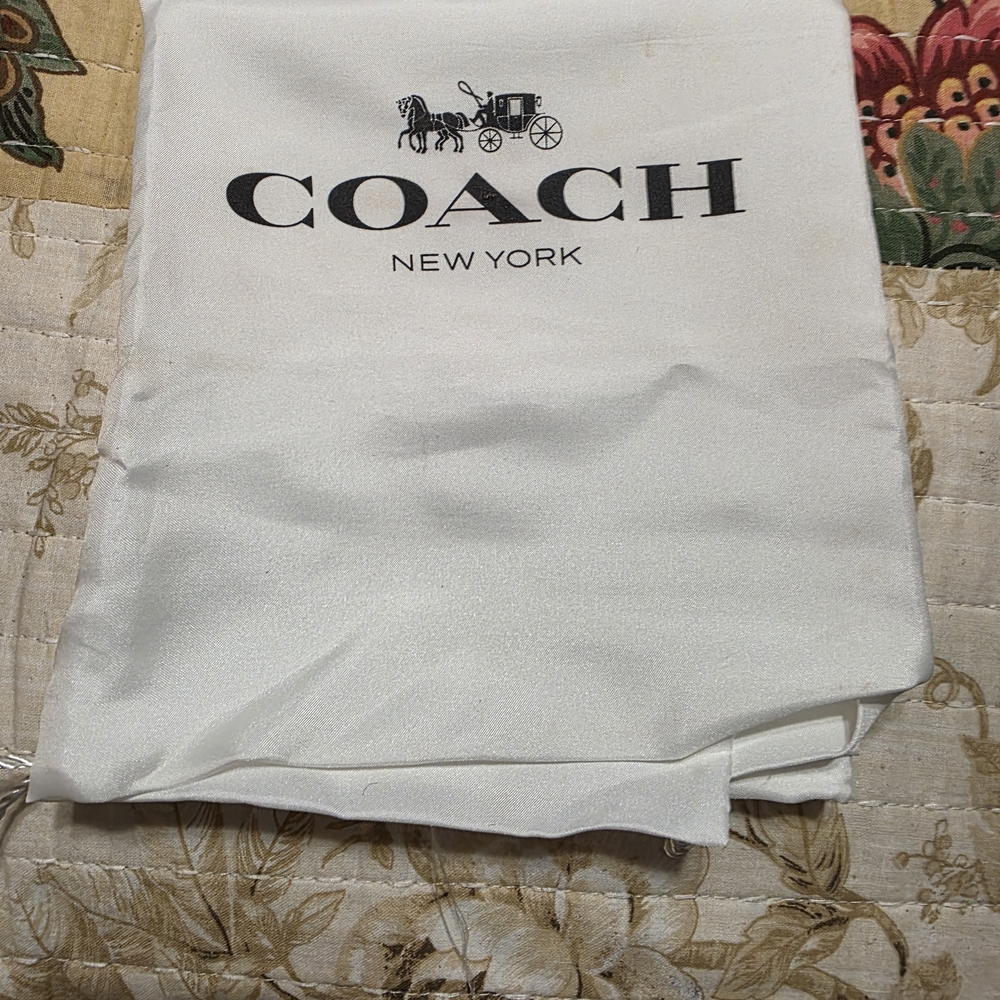 Coach White Dust Bag